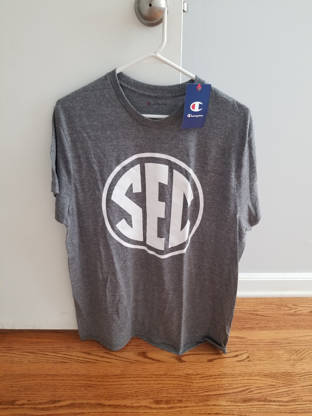 Set of 2 Champion Short Sleeve Tee with White SEC Graphic